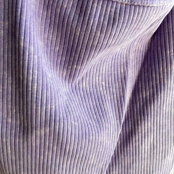 Wild Fable Size XXS Washed Purple Ribbed Cropped Halter Tank Top  Size XXS - Picture 4 of 6